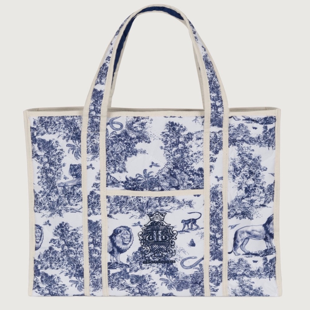 Ellandemn Large Toile Reversible Tote
